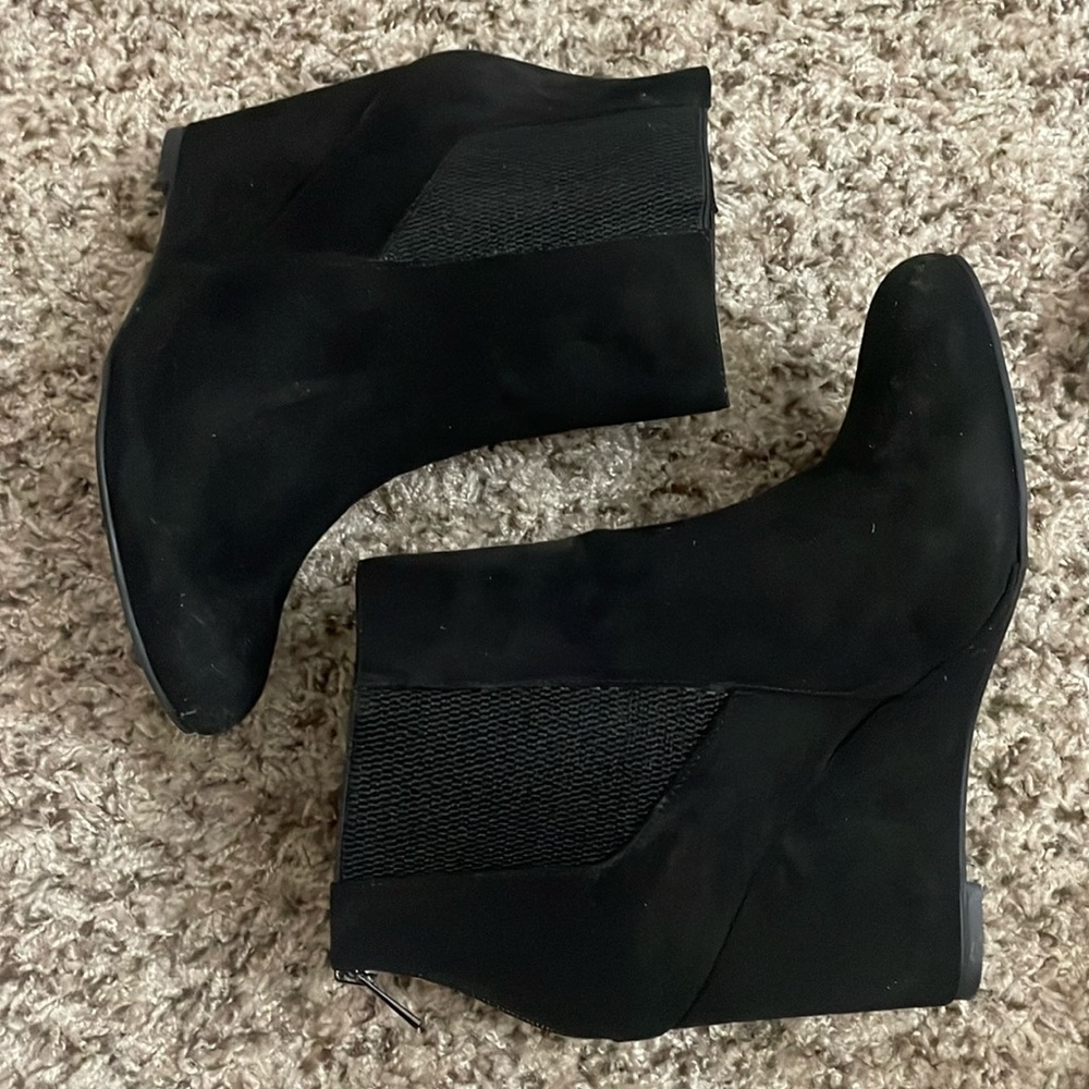 Torrid Black Wedge Boot